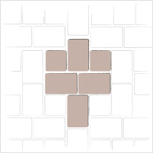 LARGE RECTANGLE AND SQUARE 1 PATTERN